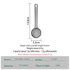 iBasingo Titanium Coffee Scoop 35ml Premium Measuring Spoon for Ground