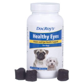 Doc Roy's Healthy Eyes - Vision and Eye Health Support for Dogs - 100 ct Chews
