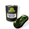 LiME LiNE Green Metal Flake Automotive Basecoat- No Reducer Needed,