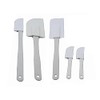 New 5 Piece Plastic Handle Spatula Set Non Stick Non