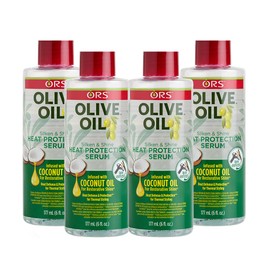 ORS Olive Oil Heat Protection Hair Serum infused with Coconut Oil for - 4