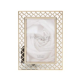Juliana Impressions Lattice Cut Metal Photo Frame 4" x 6"