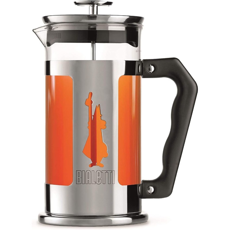 Bialetti Coffeepress French Press Coffee Maker, 8 Cup, Preziosa Stainless