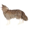 Garden Decoration Simulation Brown Wolf,Brown Wolf Ornaments Handicrafts