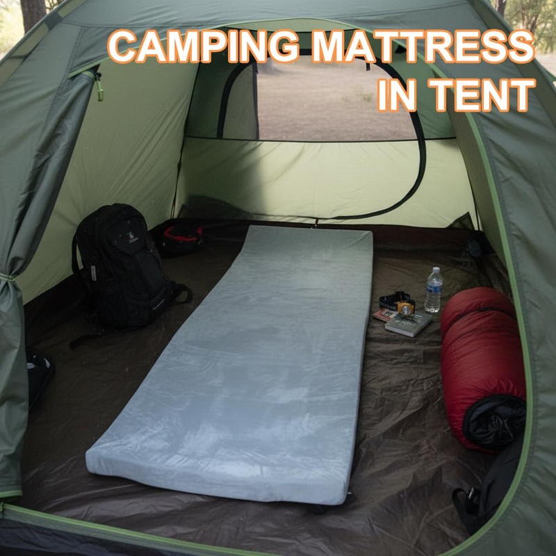 TokSay Foam Camping Mattress - Portable Roll Up Sleeping Pad