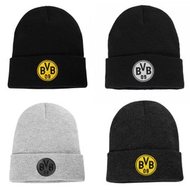 Borussia Dortmund BVB Logo Beanie Grey, gray