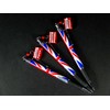 Pens Red Bus Charm Silver Clip Rollerball with Union Jack