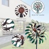 Stargarden Metal Wind Spinner,Two-Way Wind Sculptures,360 Degrees Kinetic Wind Spinners