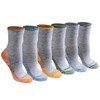 Dickies Women's Dri-Tech Advanced Moisture Wicking Mid-Crew Socks, Available in