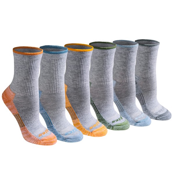Dickies Women's Dri-Tech Advanced Moisture Wicking Mid-Crew Socks, Available in