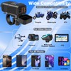 Motorcycle Phone Charger,Dual USB 6.8A Quick Charge 3.0 Motorcycle Charger