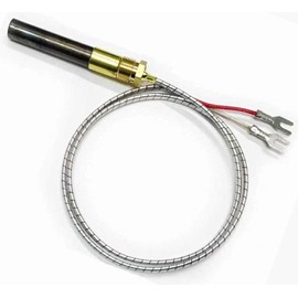 750mv Thermocouple for Heat Glo Heatilator,Fireplace Thermopile Replacement Fireplace&Stove Accessories for Fire Gas Stoves Heat&Glo Gas Stoves Oven Water Heater&Frying Furnace (36", Aluminum)