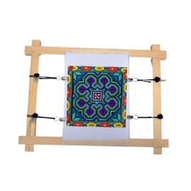 Tensioners for embroidery frames Set of 4 Side Tensioners for cross stitch scroll rod System for tightening canvas Tension Clips for cross stitch kit embroidery