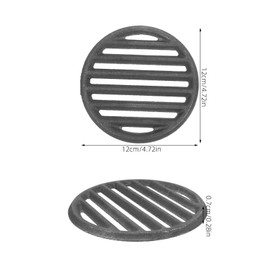 BESPORTBLE Fire Grate for Fireplace Bbq Grills Round Grill Mesh Cast Iron Bbq Outdoor Pit Grate High Heat Resistance