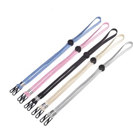 Best + 5pcs set color mask rope band is used on the back of the head or neck, with a clip and adjustable stop machine, extending the band of the mask and relieving children pain. This is a premium adult mask holder extender