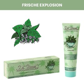Dr. Bauer's Fruits of Love KOALA Kiss Toothpaste, Toothpaste in Sustainable 90 ml Tube and Packaging, with Great Flavours, Pack of 2 (2 x 90 ml)