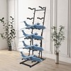 6 Tiers RC Airplanes Storage Rack Metal Model Aircraft Stand