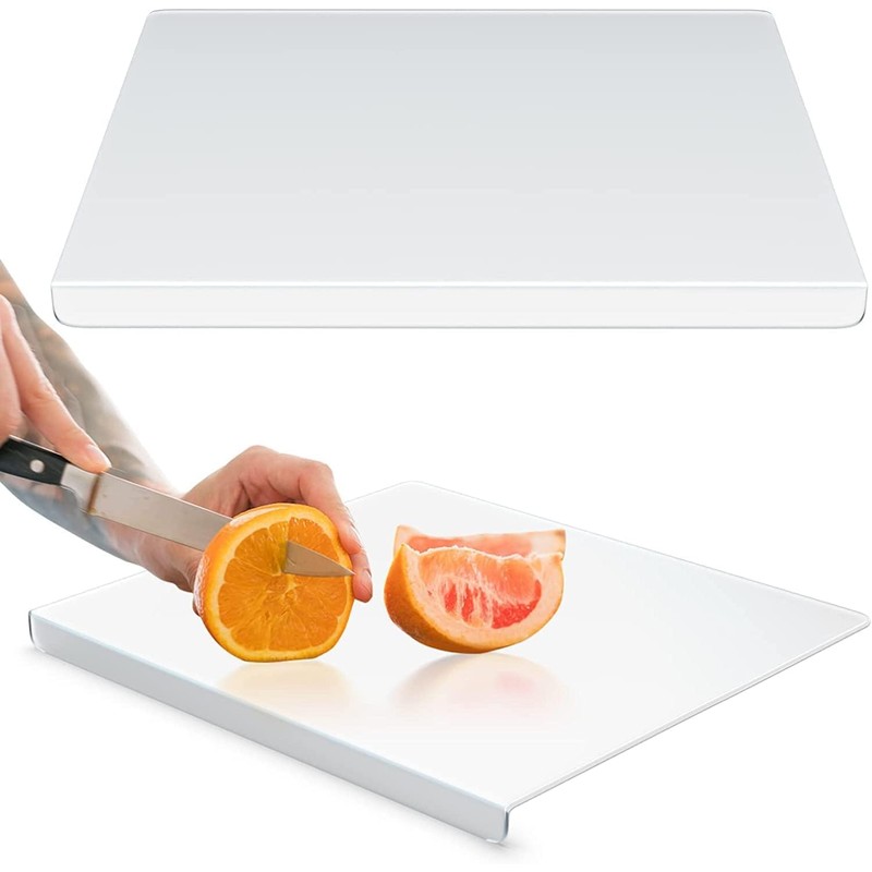 Clear Cutting Board for Kitchen with Lip with Non Slip