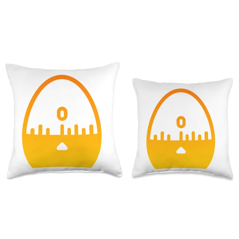 Egg Timer Eggtimer Kitchen Timer Cooking Baking Throw Pillow