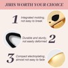 JIRIS 3PCS Metal Hair Tie For Women,Gold Cuffs,Metal Geometric Gold