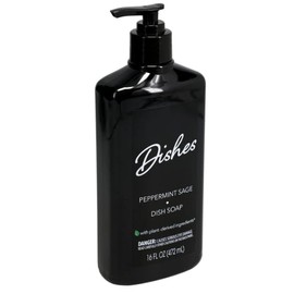 Generic DADE Dish Cleaning Bundle Scrub Buddies Sponges 6 ct Packs | Dishes Peppermint Sage Dish Soap 16 oz |Scrub Buddies Nonstick Scrubbers 7-ct. for Kitchen Home Bathroom (14 count)