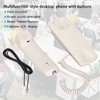 Wired Wall Phone Multifunctional Calendar LCD Display Caller ID Landline