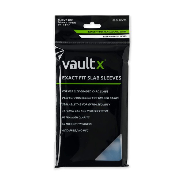 Vault X Graded Card Slab Sleeves - Exact Fit Bags