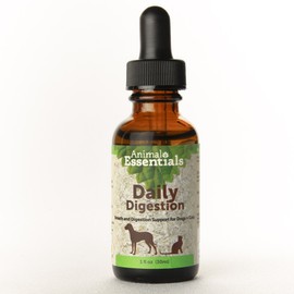 Animal Essentials Fresh Breath & Daily Digestion/Digestive Support for Dogs & Cats, 1 fl oz - Made in USA Organic Ginger & Mint, Alcohol Free
