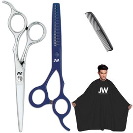 JW - Tijeras de corte profesional para peluquería y pelo de acero inoxidable japonés