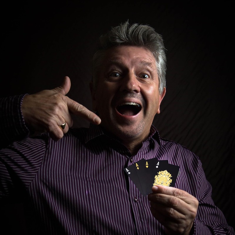 PMLAND Black - Gold Waterproof Playing Poker Cards - Poker