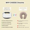 Dresime Nursing Pillow for Breastfeeding Pillows with Removable Wedge Pillow