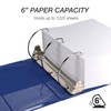 Samsill Durable 6 Inch Binder, Made in The USA, Locking