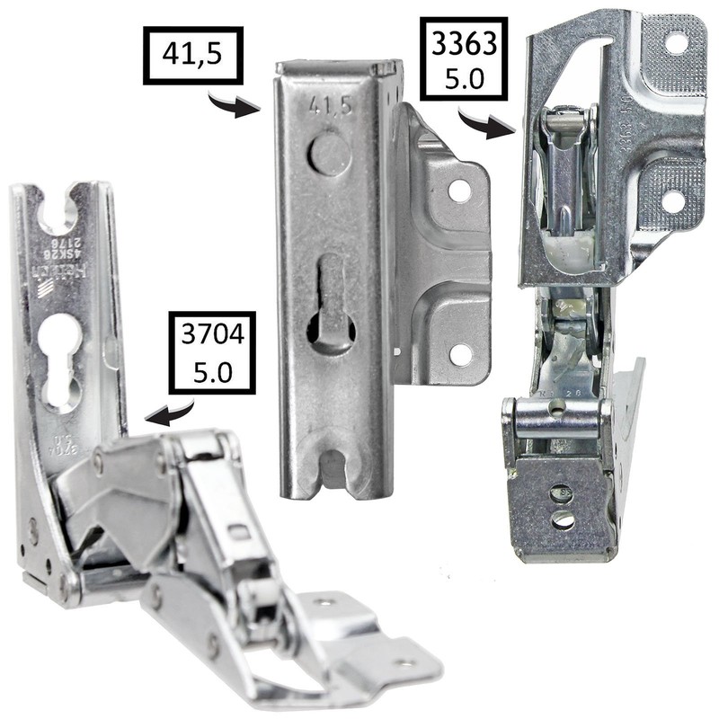 SPARES2GO 3363 3362 5.0 41.5 HETTICH Type Integrated Fridge Freezer