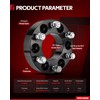 Torchbeam 6x135mm to 6x139.7mm Lug Centric Wheel Adapters 1.5 inch