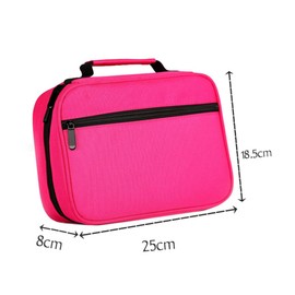 Operitacx 40 Farben Marker Pen Tasche Mehrschichtige Stiftaufbewahrung Organizer Für Marker Stifte Und Zubehör Praktische Zeichentasche Für Künstler Und Bastler