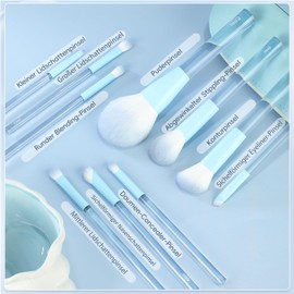 MSQ Make Up Brush Set Start Makers 10 Pieces Professional Make Up Brush Set, Makeup Brush Set Makeup with Bag