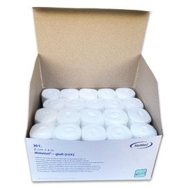 Elastic Bandage, Fixation Bandage, Gauze Bandage, 8 cm x 4 m, 20 Bandages, Latex-Free Bandage Material, Elastic Bandage with 80% Elasticity