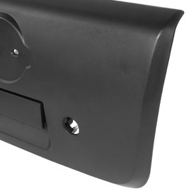 DNA MOTORING Rear Outer Tail Gate Handle Compatible with 01-04 Nissan Frontier w/Keyhole,Textured Black, OEM-THO-00167