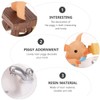 KEEPKAP Pig Statue Mini Pig Figurine, Resin Home Decor, Lucky