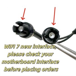 WiFi 7 Laptops WiFi Antenna 2.4G 5G 6G Dual Band Magnetic Base for ASUS ROG Strix Z890-I Z890-E Z890-A/Prime Z890-P Z890M-PLUS/TUF Gaming Z890-PLUS Z890-PRO WiFi 6E WIFI7 PC Desktop Computer