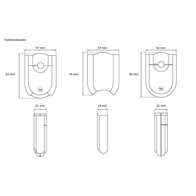 1-channel Keeloq 4385 radio handheld transmitter (80000027) for 4340 multifunctional