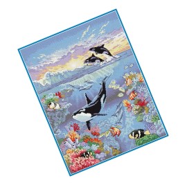 Kit De Estampado De , Preimpreso, Mar, 11 , Tela , Tamaño