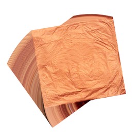 100 Sheets 16 x 16 cm Leaf Gold Leaf Silver Imitation Gold Leaf for Crafts Impact Metal Art Project Silver Art Project Craft Decoration Furniture Decoration DIY