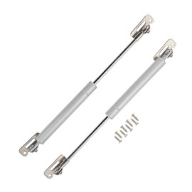 Motoforti Universal Lift Supports Struts Cabinet Cover Gas Springs 10inch/245mm 27lb/120N/12kg Silver Tone 2 Set