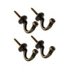 SISI UK® 4 Pack Curtain Tie back Hooks U Ball