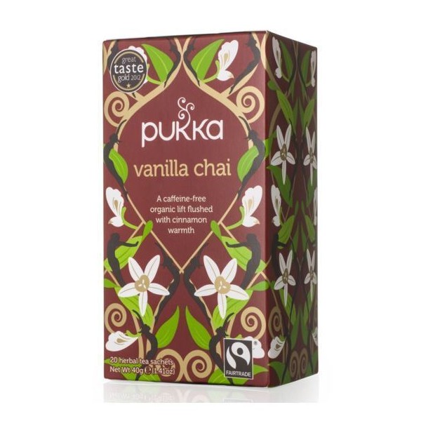 4 x 20 Tea bags PUKKA Vanilla Chai ( 80 bags in total )