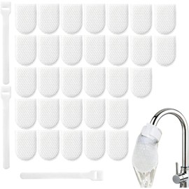 30PCS Faucet Filter Cotton Bags With Strap Tap Water Filter Replacement Bag