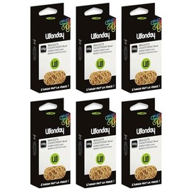 WONDAY 6 Packs of 100g Elastic Bands 150x1.8mm