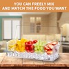 Laojbaba Chilled Condiment Server Clear Icy Condiment Bar Condiment Tray