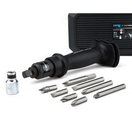 Capri Tools Premium Impact Driver Set, Manual Reversible, for Brake Caliper Screws, 1/2" Drive, Screwdriver